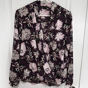 Floral work blouse